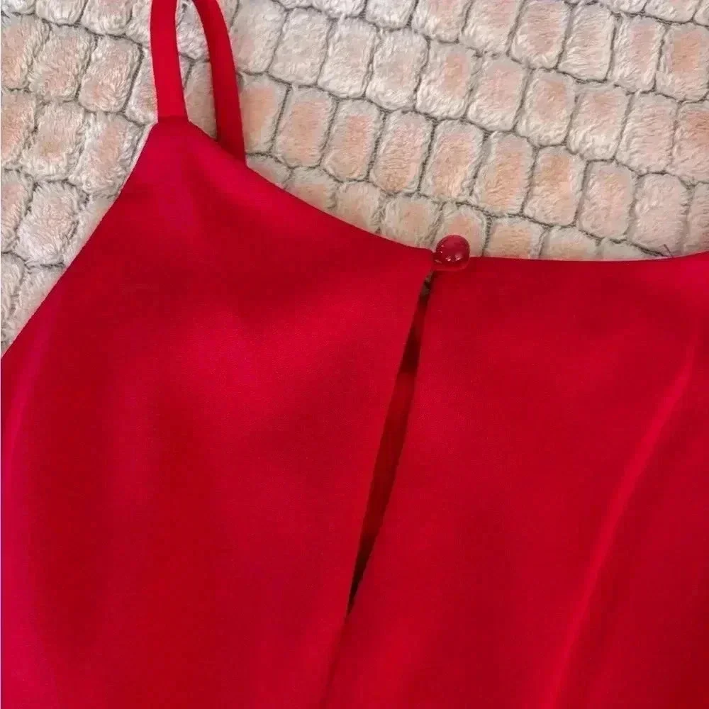 Red Rhinestone BCX Bodycon Dress - Picture 14 of 16